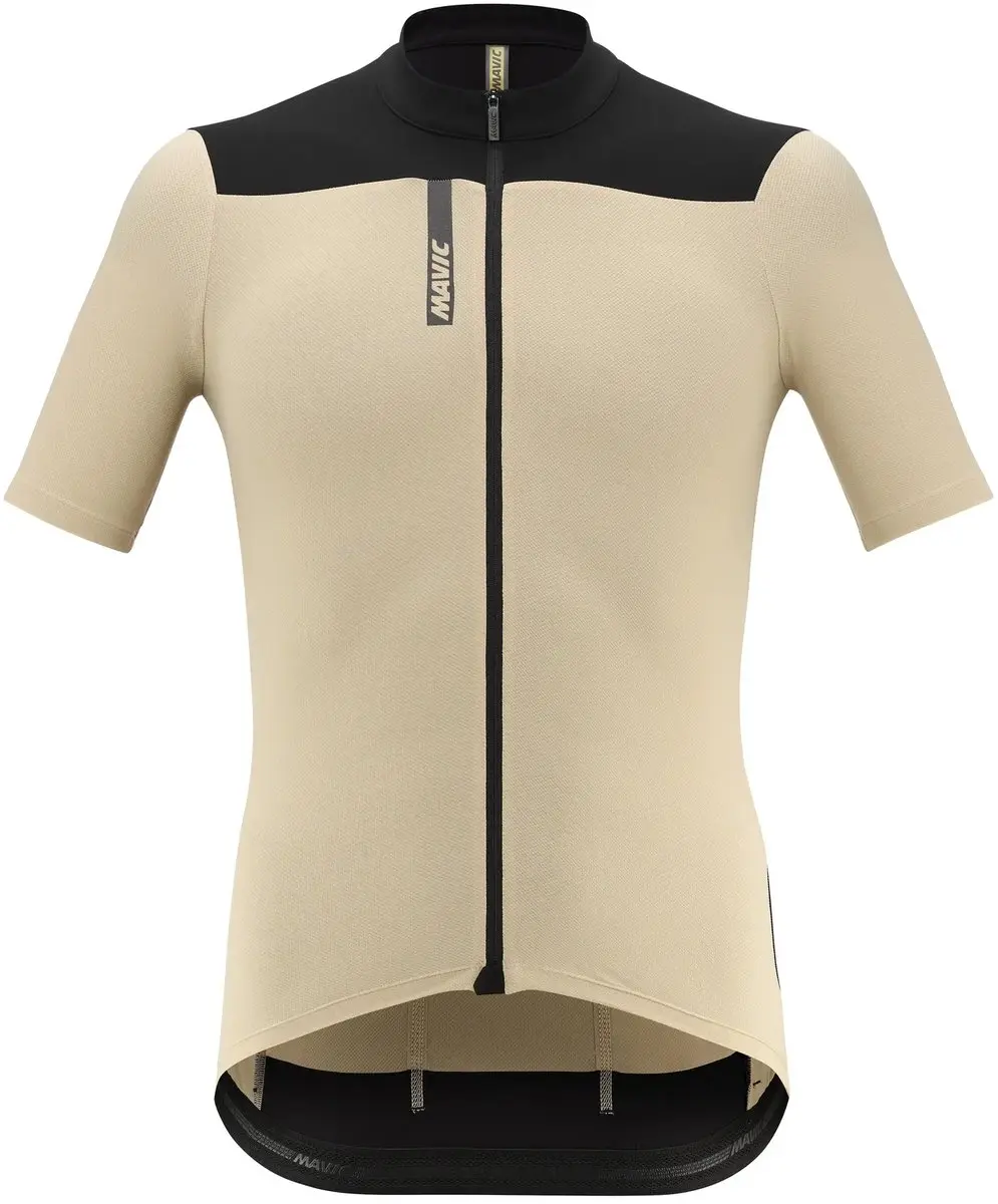Mavic Allroad Cargo Korte Mouw Wielertrui Beige XL Man