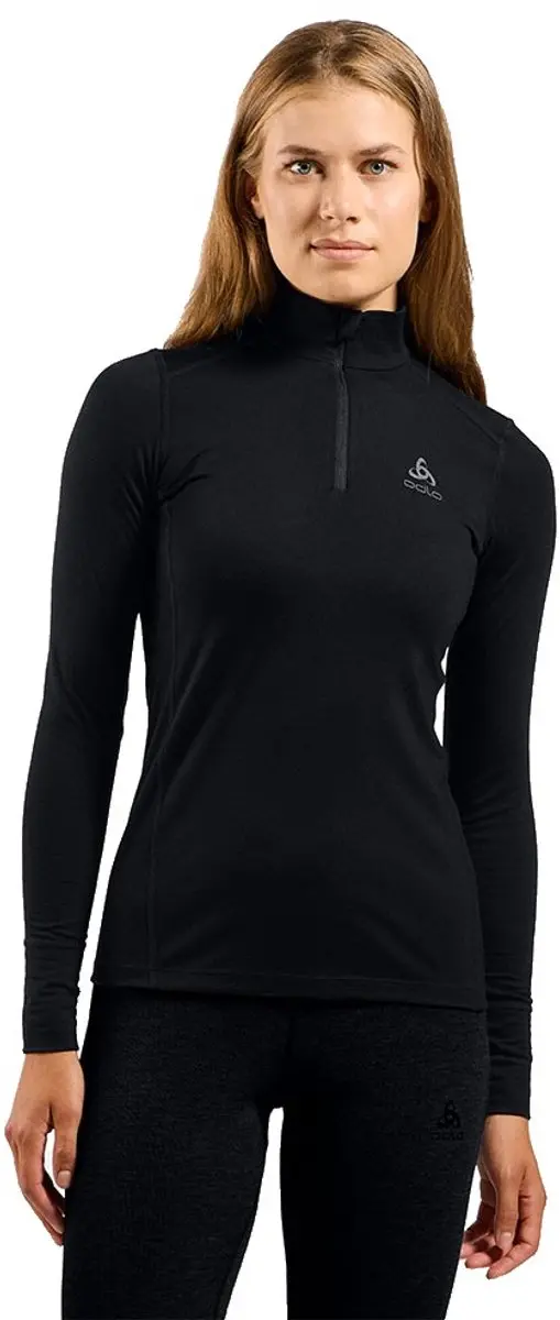 Odlo Dames Bl Top Schildpadhals L/S Half-Zip Merino 2 111501