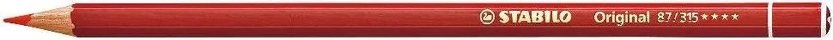 STABILO Original Kleurpotlood Permanent Rood Donker - afbeelding 6 van 6