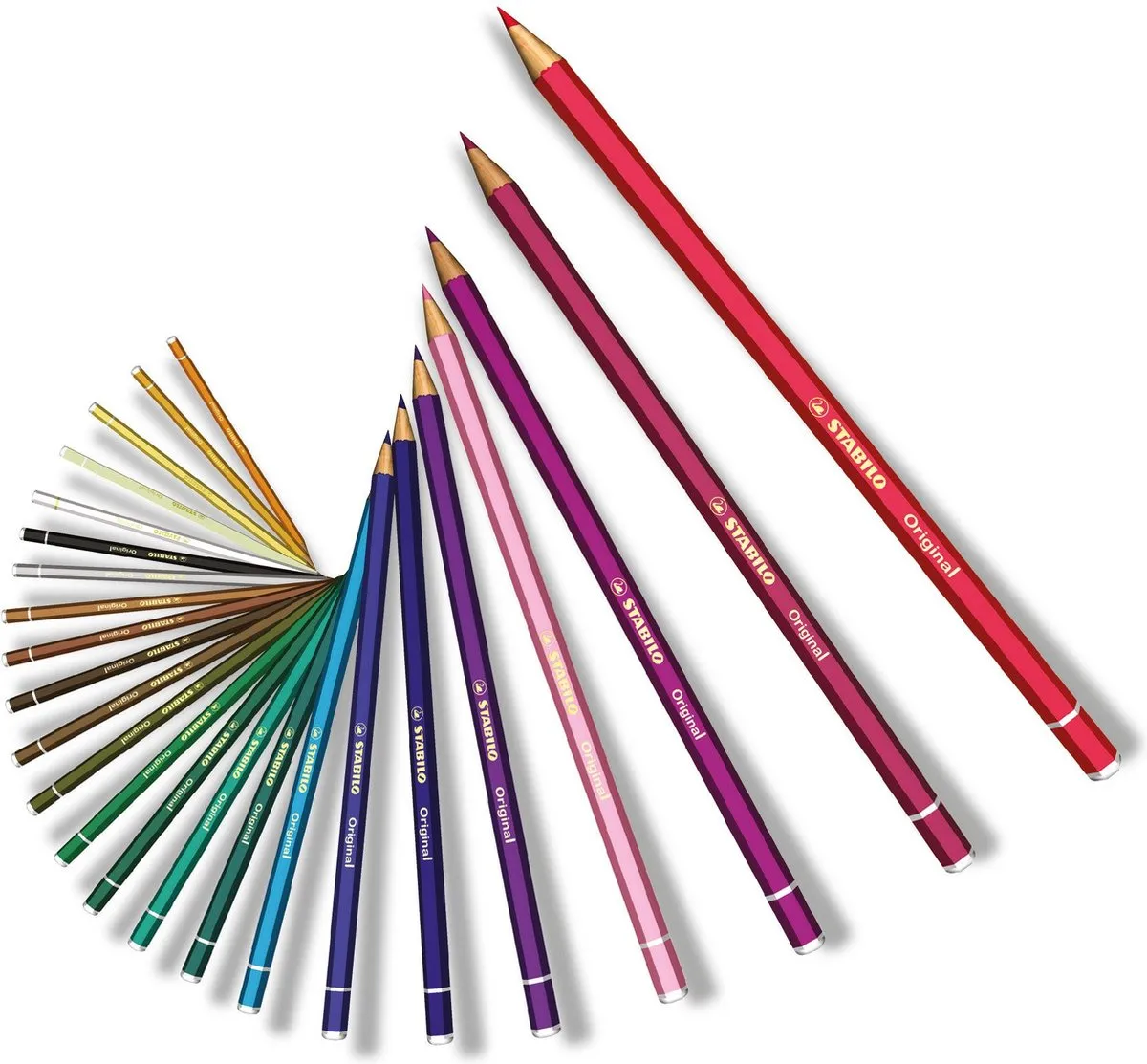 STABILO Original Kleurpotlood Permanent Rood Donker