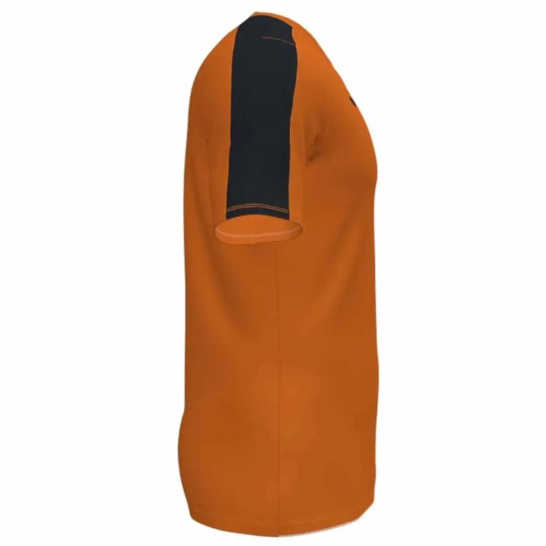 Joma Academy III Shirt Korte Mouw Heren - Oranje/Zwart L