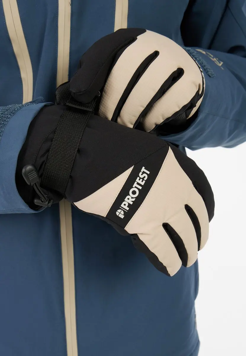 Protest Prtshape Ski Handschoenen Heren - Waterdicht 20K - L - Bamboo Beige - afbeelding 5 van 6