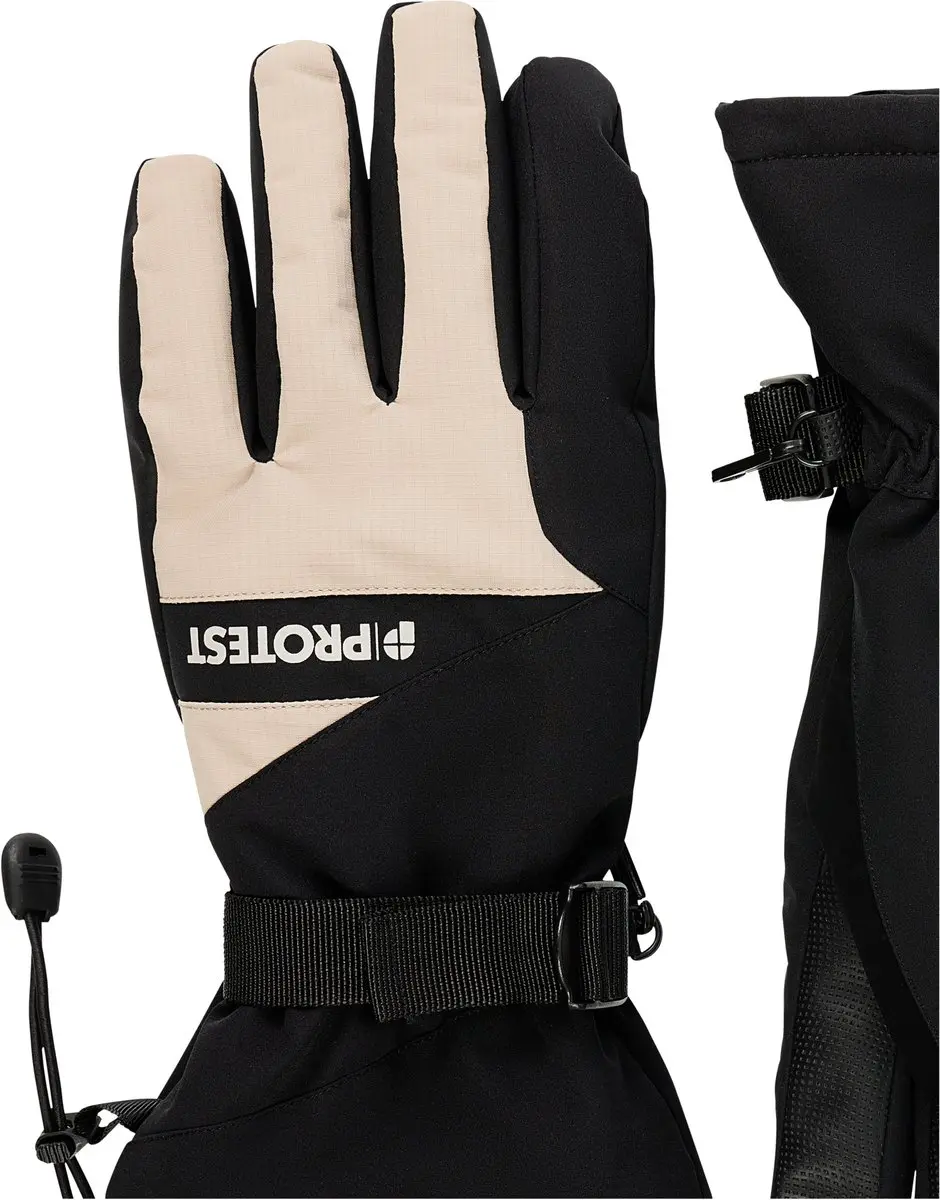 Protest Prtshape Ski Handschoenen Heren - Waterdicht 20K - L - Bamboo Beige - afbeelding 3 van 6