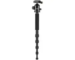 National Geographic Reis-Statief Aluminium - 5 Secties - Zwart