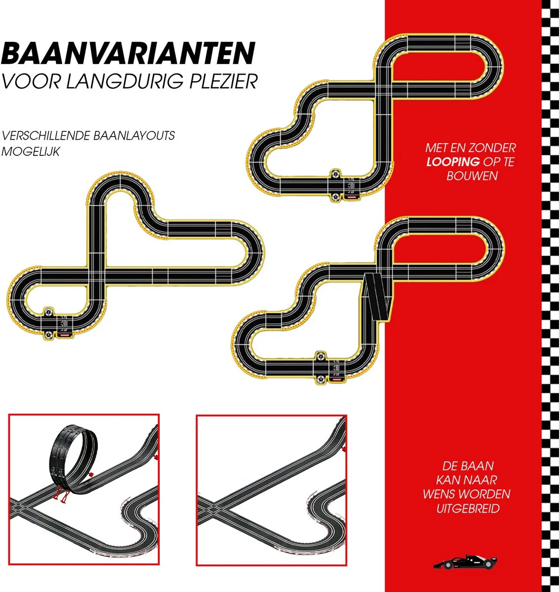 Carrera Go!!! Max Competition CAR20062574 Racebaan 6,3m - 22 Delen