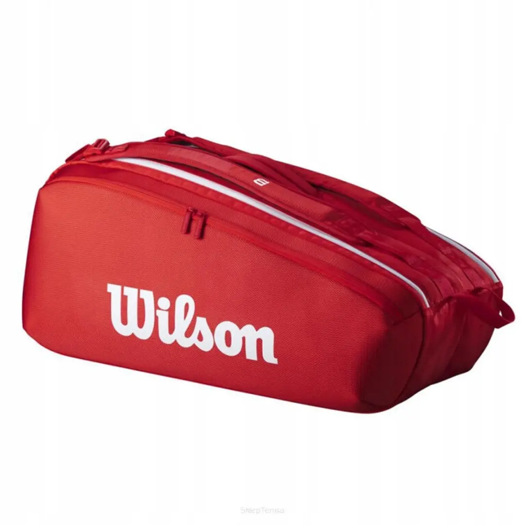 Wilson Super Tour Thermobag Rood - 9 Rackets - afbeelding 4 van 6