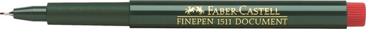 Faber-Castell 151121 Potlood - Rood/Zwart - Metaal - 0.4mm