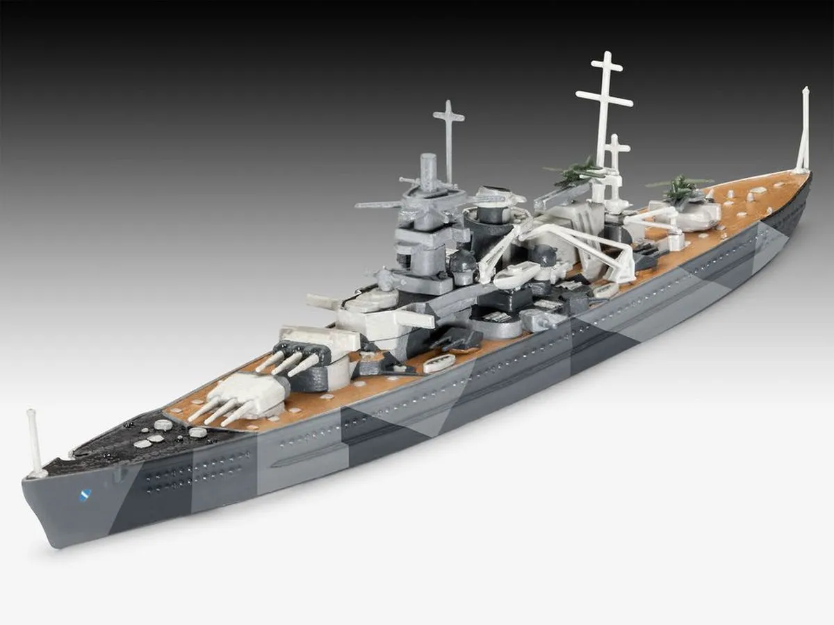 Revell Scharnhorst Marineschipmodel 1:1200 Montagekit - Camouflage