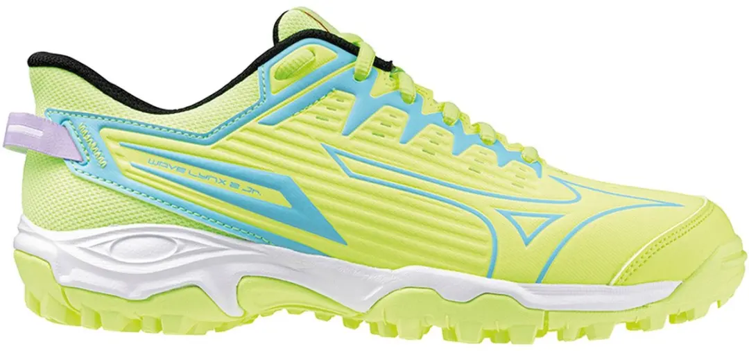 Mizuno Wave Lynx 2 Hockeyschoenen Senior 41 - Limegroen/Blauw/Zwart - afbeelding 5 van 6