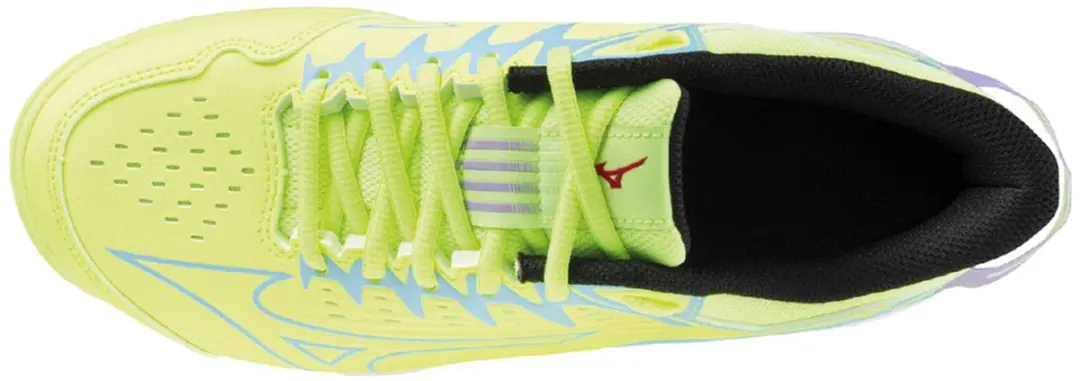 Mizuno Wave Lynx 2 Hockeyschoenen Senior 41 - Limegroen/Blauw/Zwart - afbeelding 6 van 6