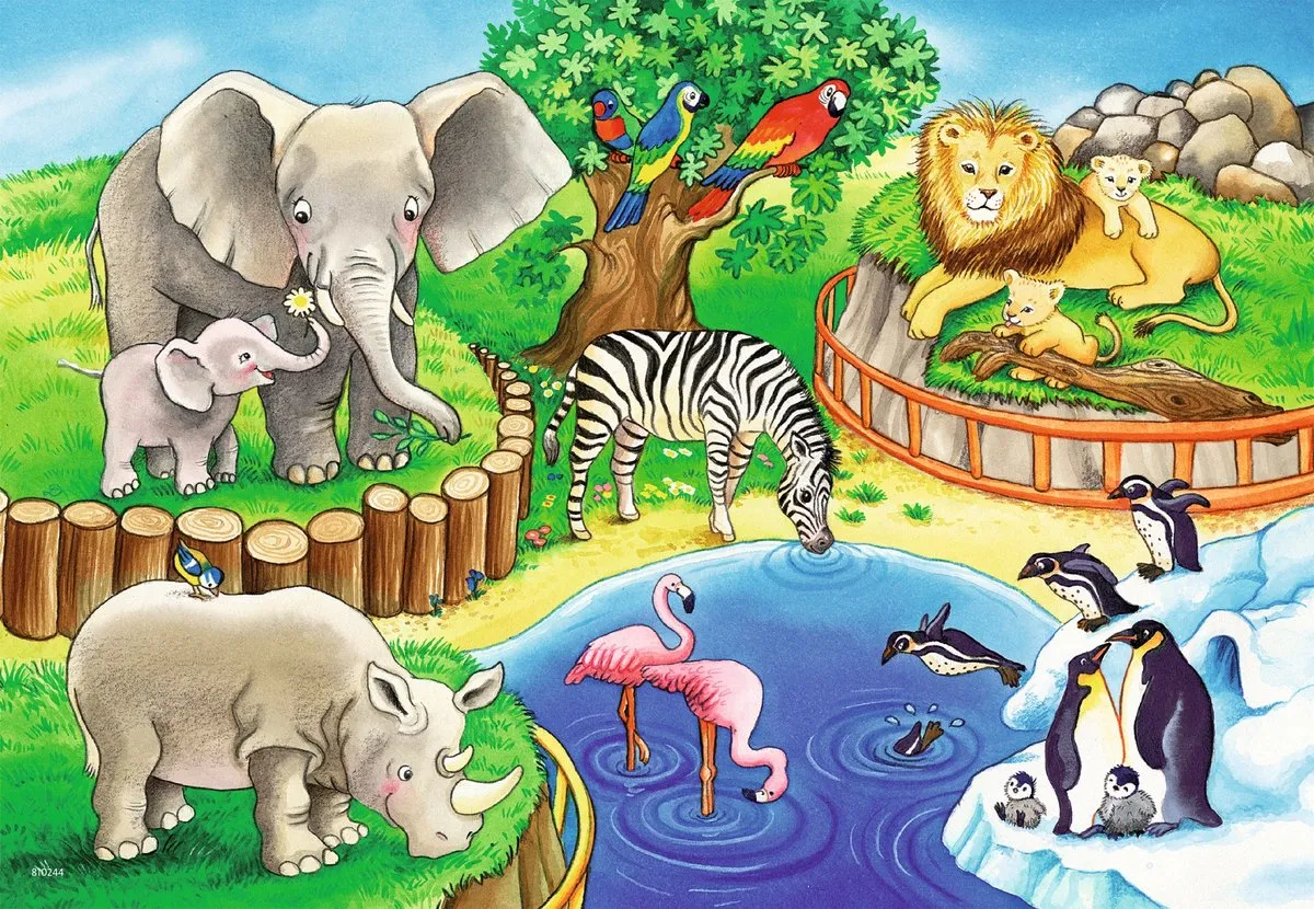 Ravensburger Stripfiguren Legpuzzel 12 Stuks