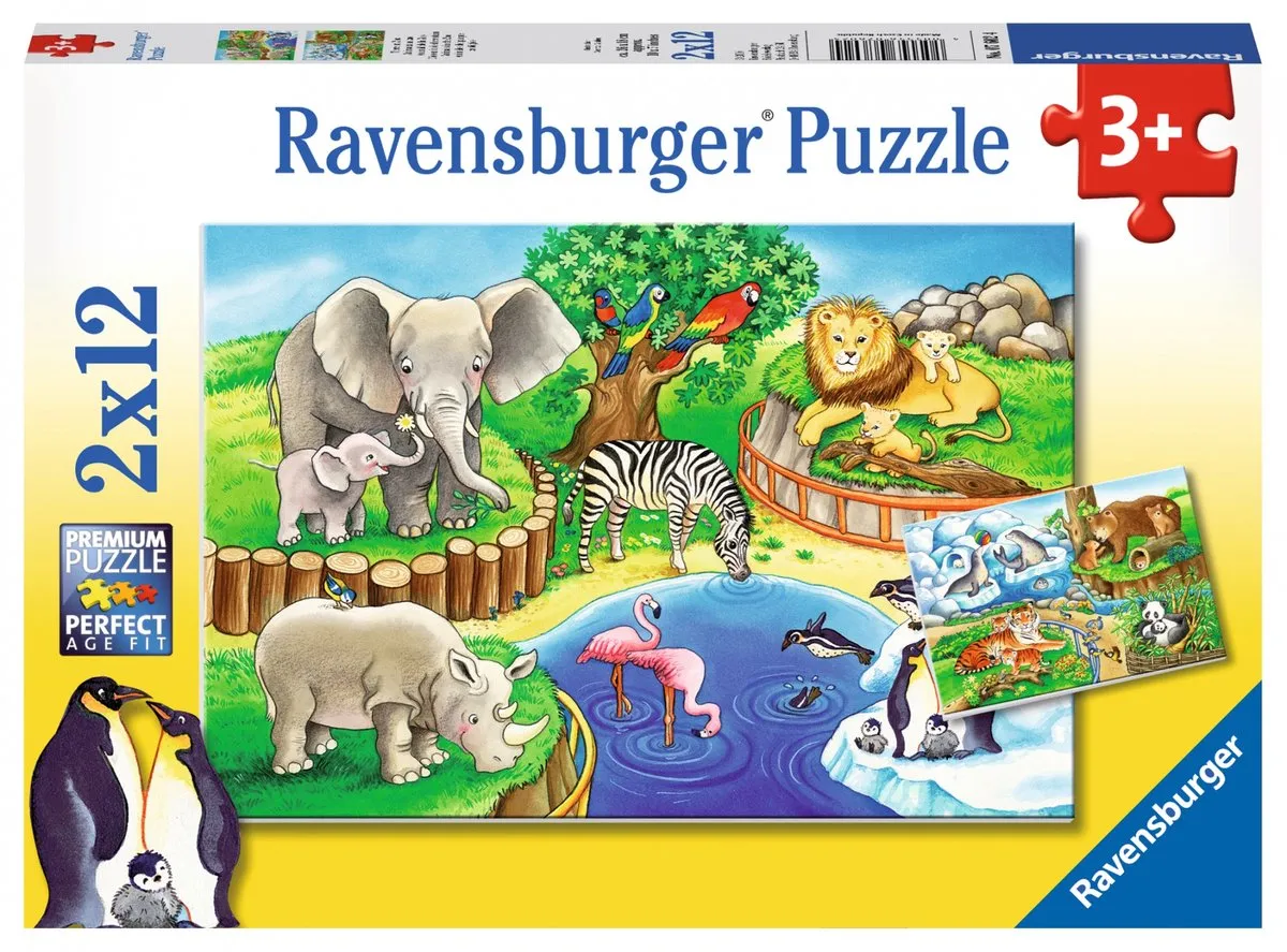 Ravensburger Stripfiguren Legpuzzel 12 Stuks - Multicolor