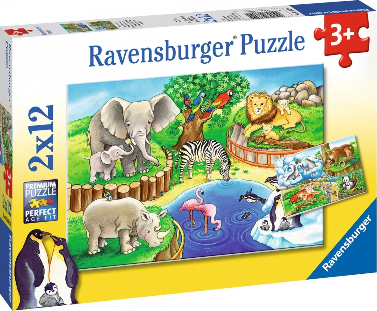 Ravensburger Stripfiguren Legpuzzel 12 Stuks - Multicolor