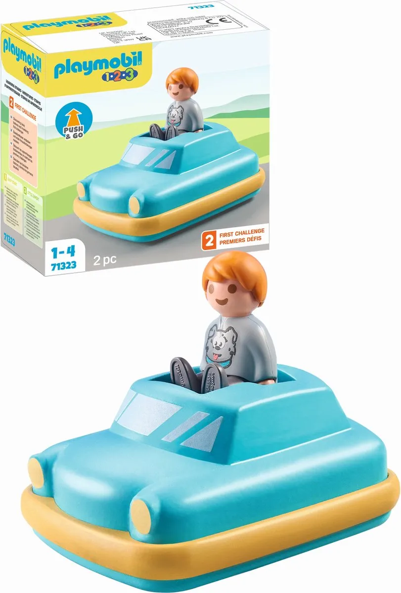 Playmobil 1.2.3 Kinderauto 71323 - Multicolor - afbeelding 6 van 6
