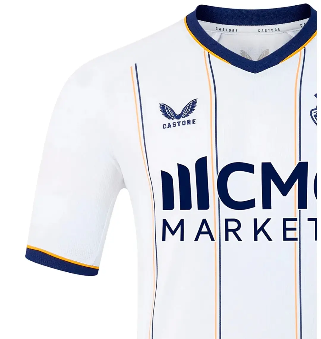 Castore Everton FC 26/27 Weg T-shirt M - Wit/Blauw/Geel - afbeelding 4 van 4