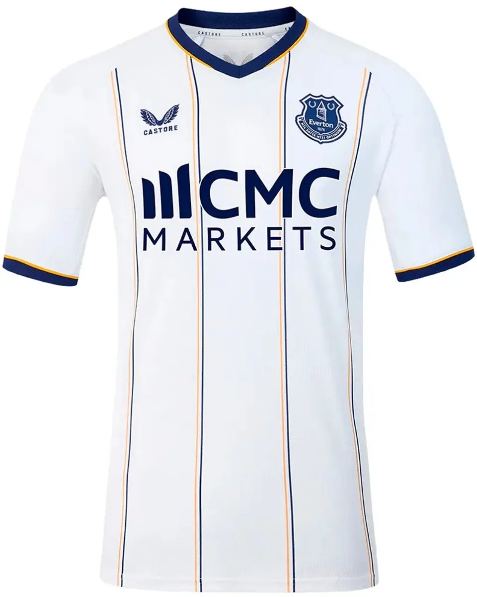 Castore Everton Fc 26/27 Weg T-shirt Met Korte Mouwen Wit S Man