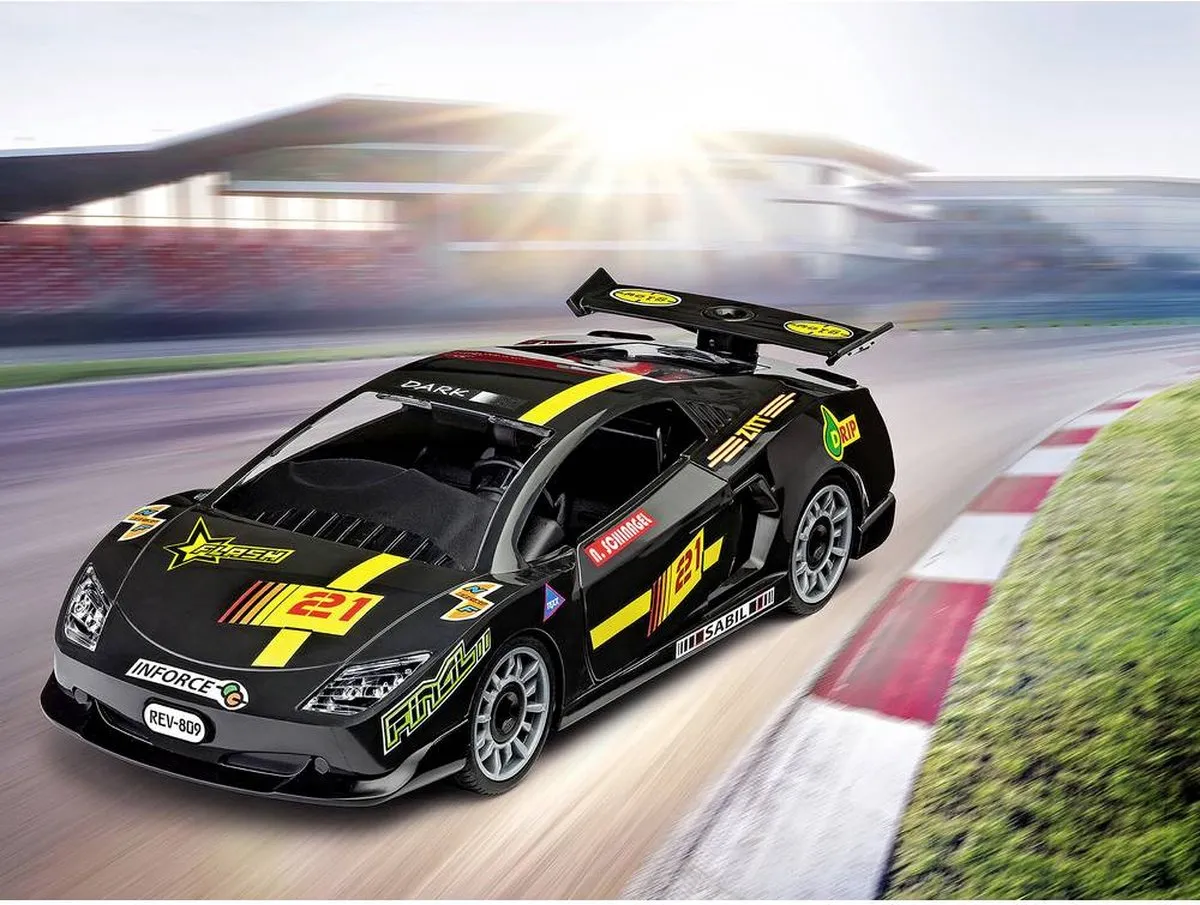 Revell Junior Bouwpakket Racewagen 00923 - 1:20 - 21 Onderdelen - Zwart