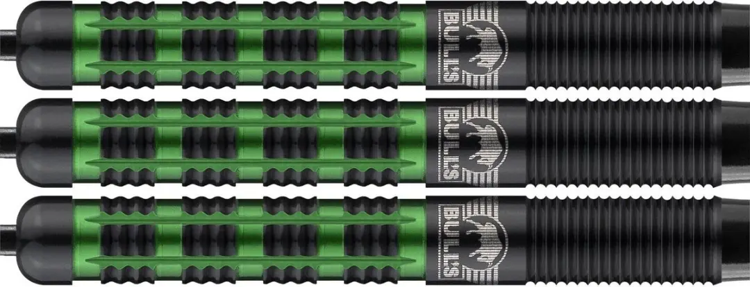 Bull's Smoke Green 90% Dartpijlen - 25 Gram - 3 Stuks - afbeelding 4 van 6