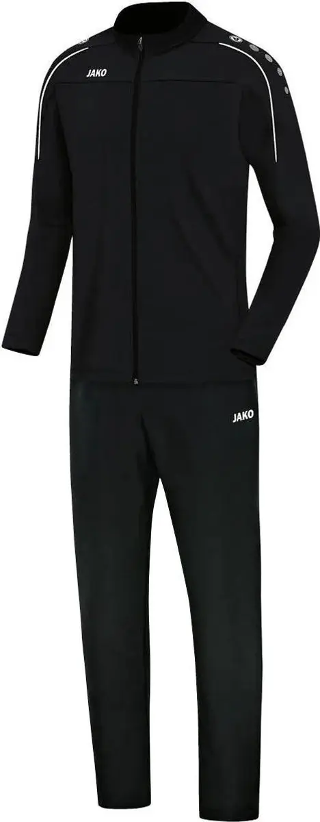 Jako Leisure Suit Classico Heren Trainingspak XXXL - Zwart - afbeelding 2 van 2