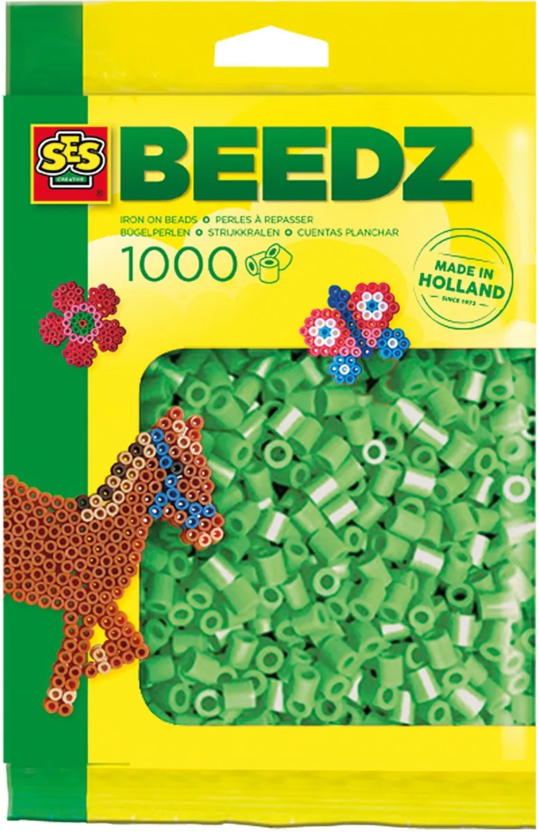 SES Creative Beedz Strijkkralen Mintgroen