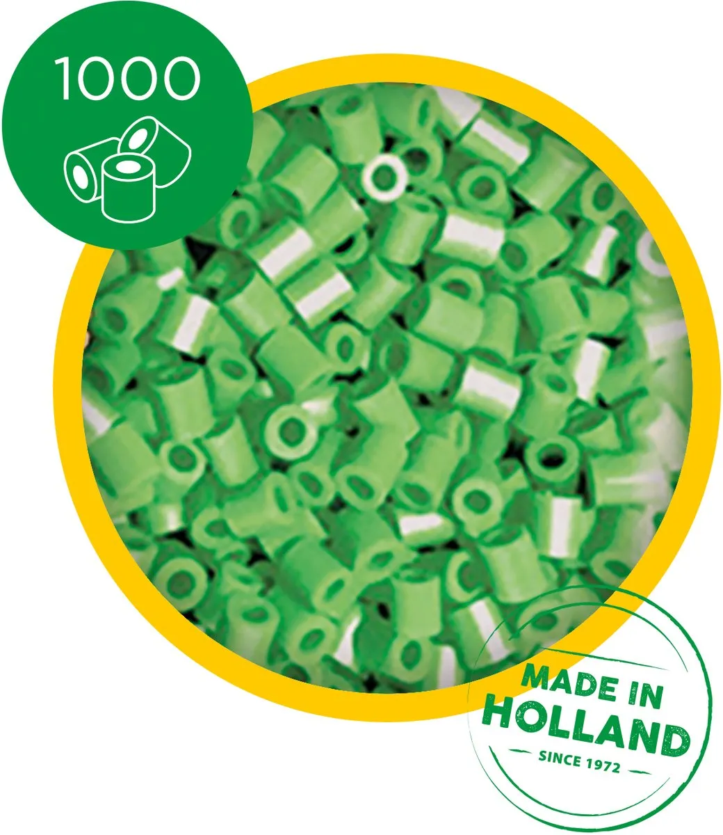 SES Creative Beedz Strijkkralen Mintgroen - 1000 Stuks