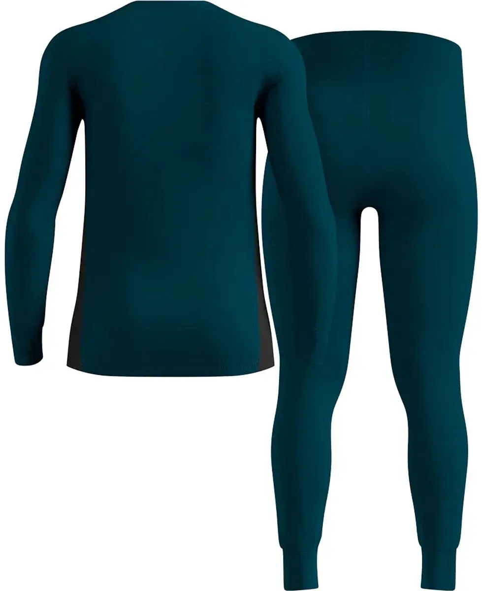 Odlo Active Warm Special Lange Mouwen Basislaagset Blauw M Man