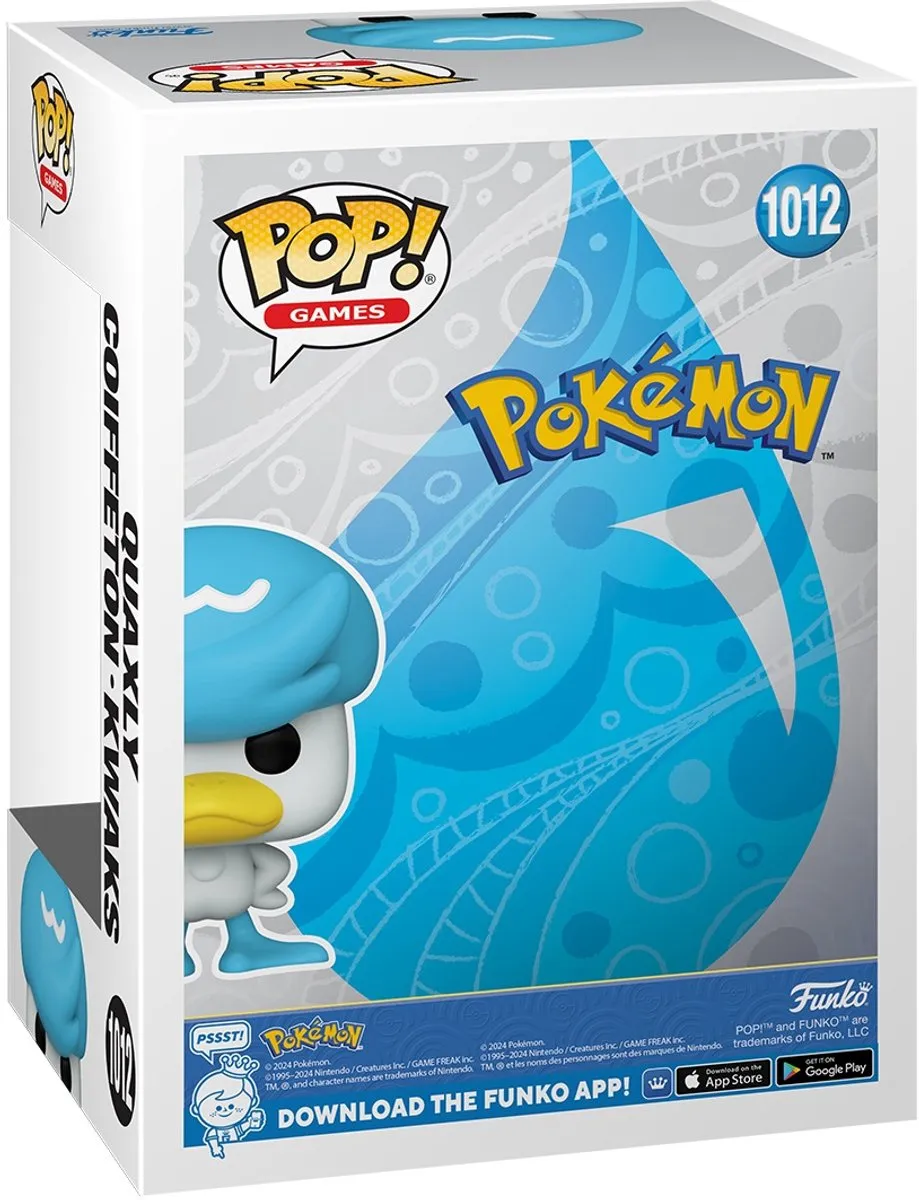 Funko Pop Pokémon Quaxly Vinylfiguur 1012 - Meerkleurig