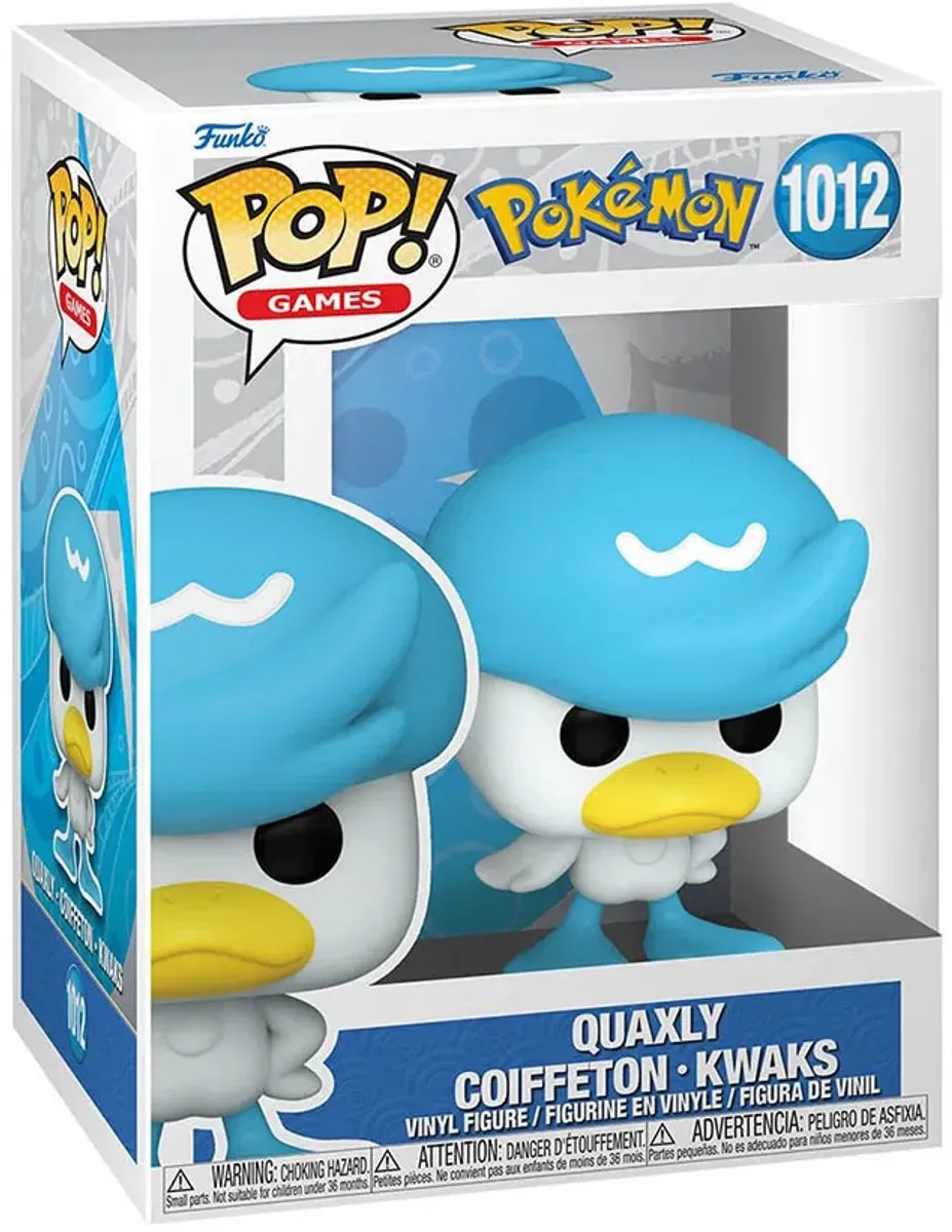 Funko Pop Pokémon Quaxly Vinylfiguur 1012 - Meerkleurig - afbeelding 6 van 6