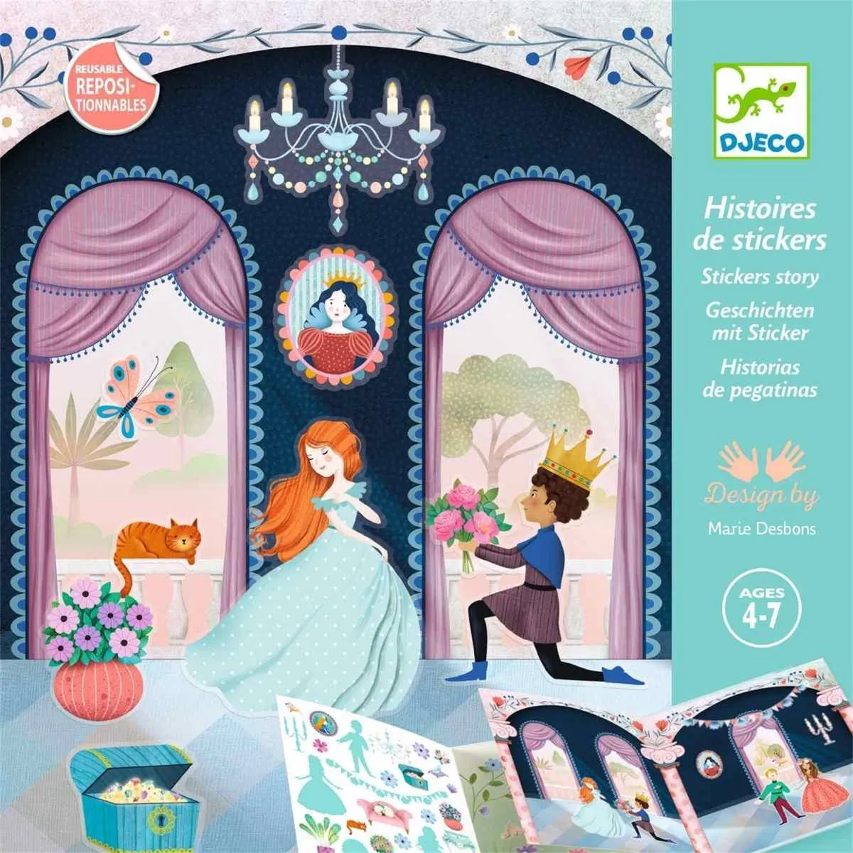Djeco Life in the Castle Stickers