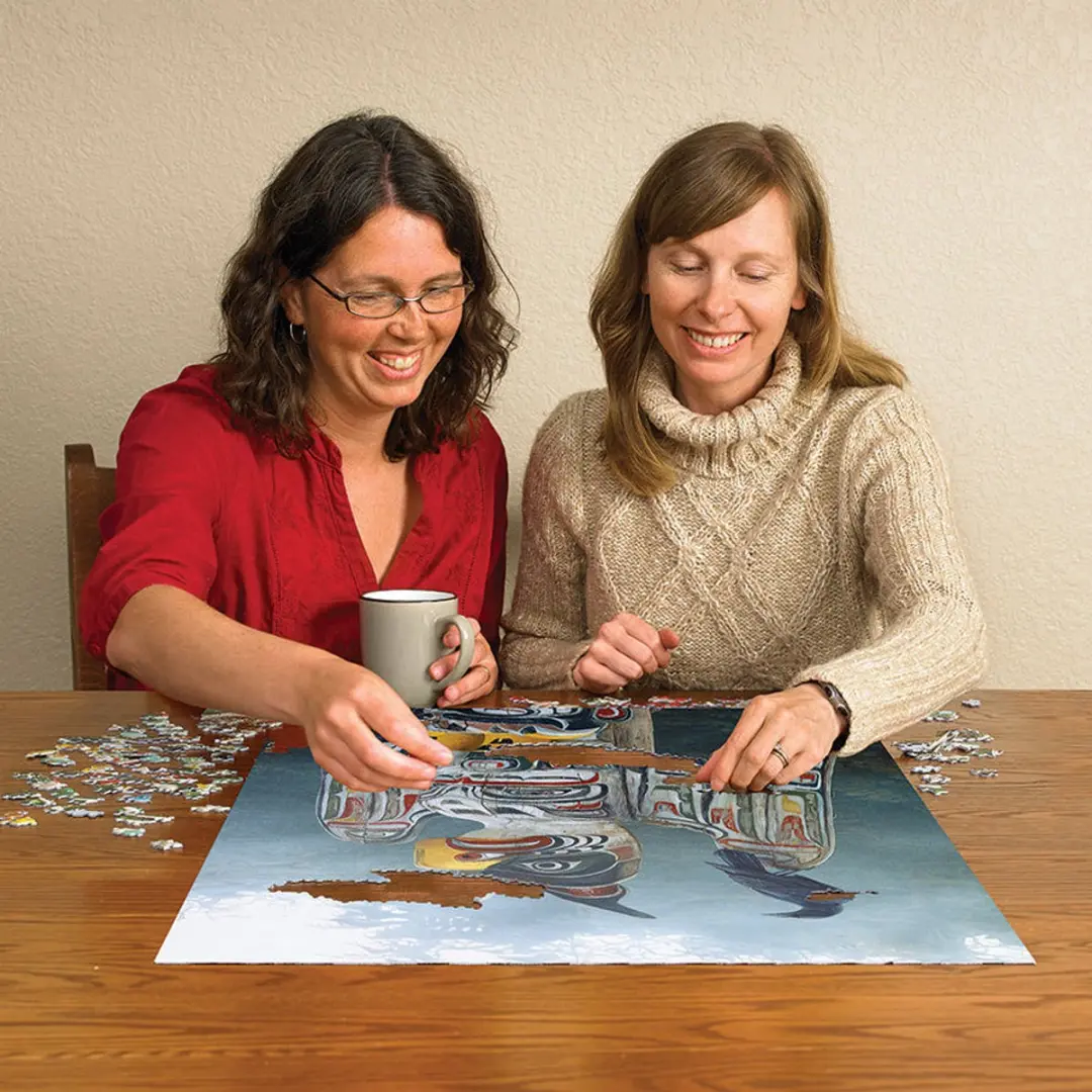 Cobble Hill Totem van Inheemse Amerikanen 1000-delige Puzzel - Meerkleurig - afbeelding 5 van 5