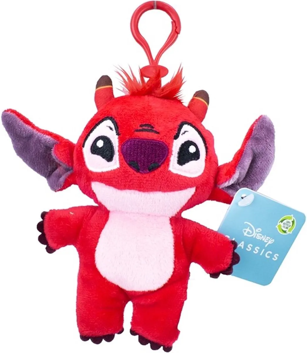 Disney Lilo & Stitch Pluche Bagclip Sleutelhanger 14cm