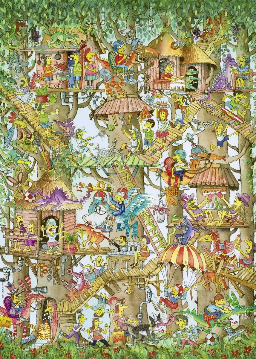 Heye Boomhutten Puzzel 1000 Stukken