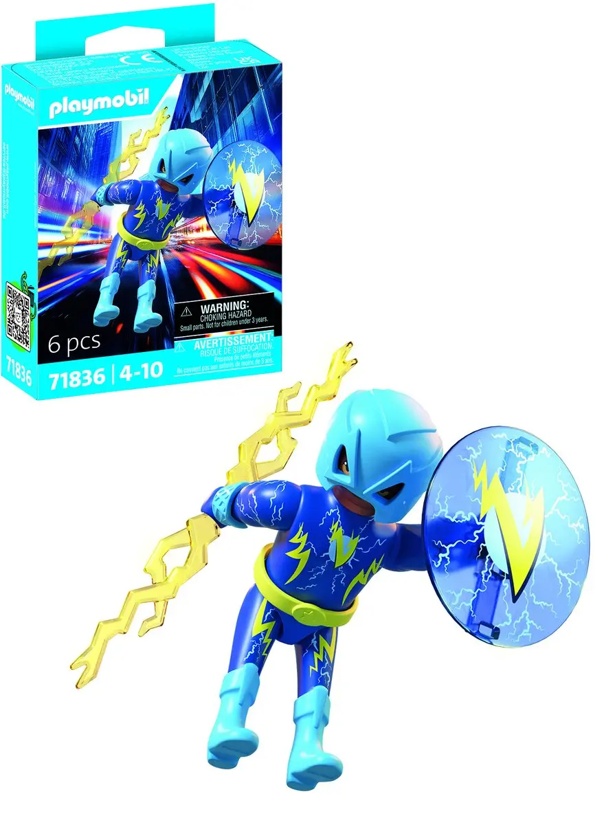 Playmobil Heroes Bliksemheld 71836 - Meerkleurig - afbeelding 6 van 6