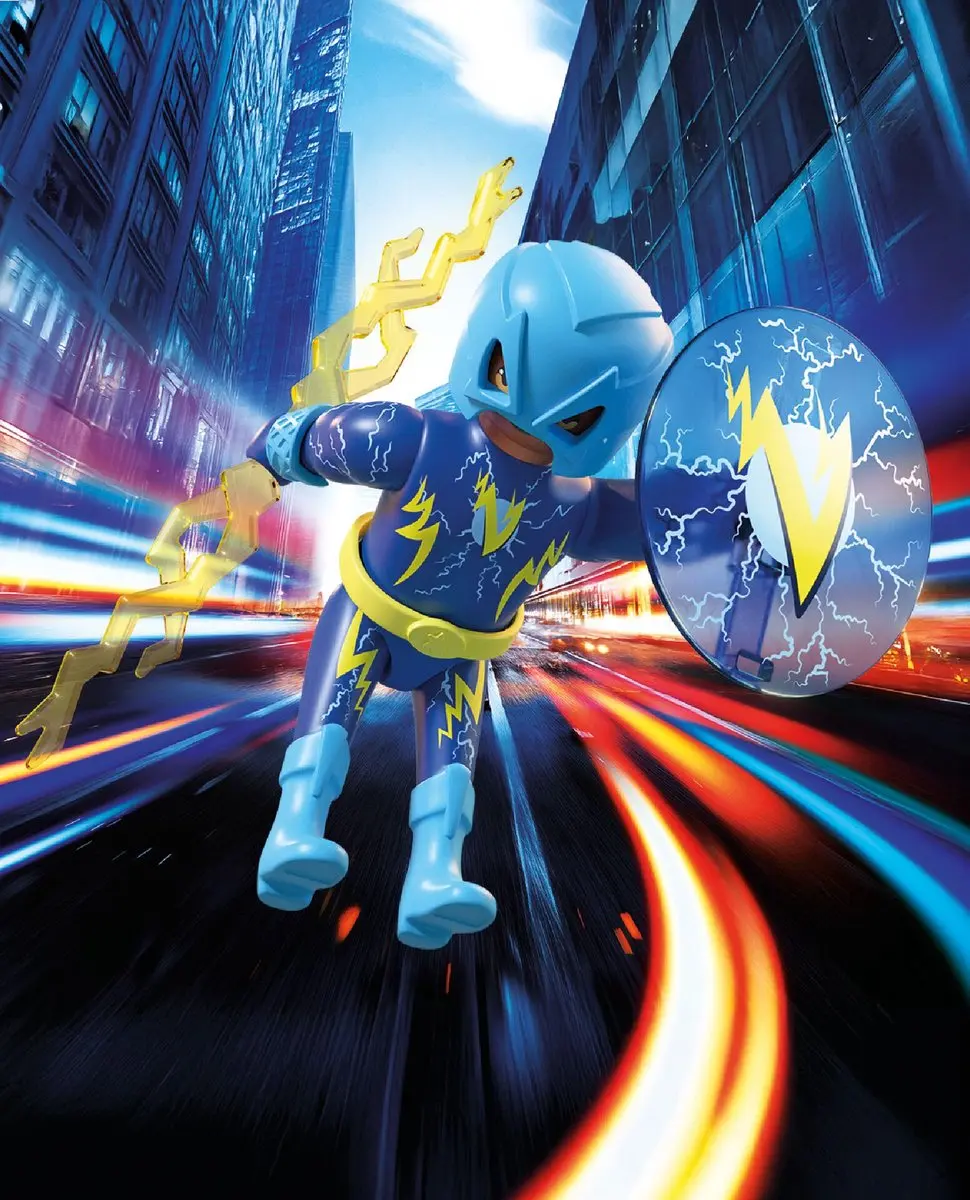 Playmobil Heroes Bliksemheld 71836 - Meerkleurig - afbeelding 4 van 6