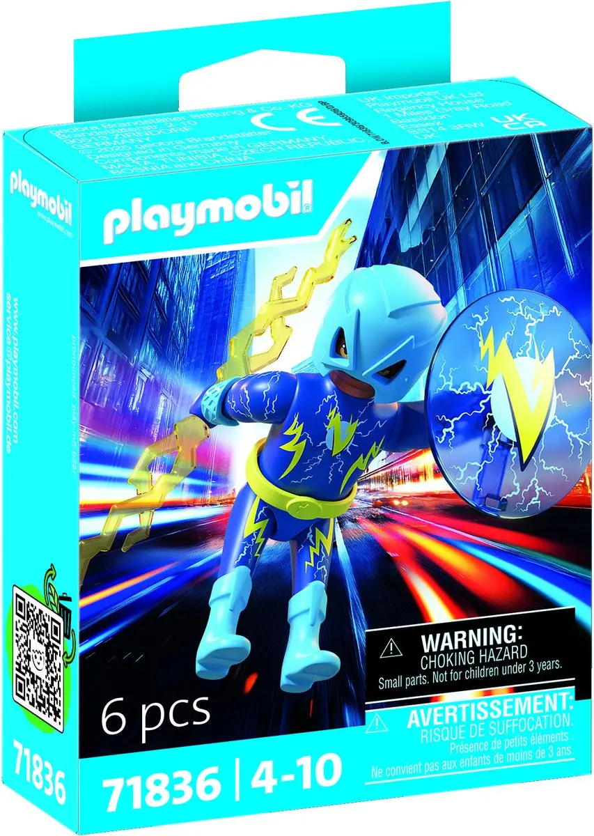Playmobil Heroes Bliksemheld 71836 - Meerkleurig - afbeelding 3 van 6