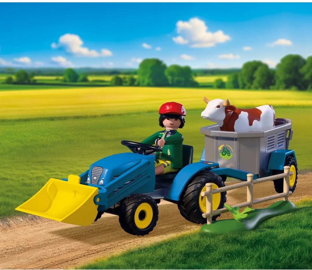 Playmobil Country Kleine Tractor met Hooimaaier 72163 - afbeelding 2 van 5