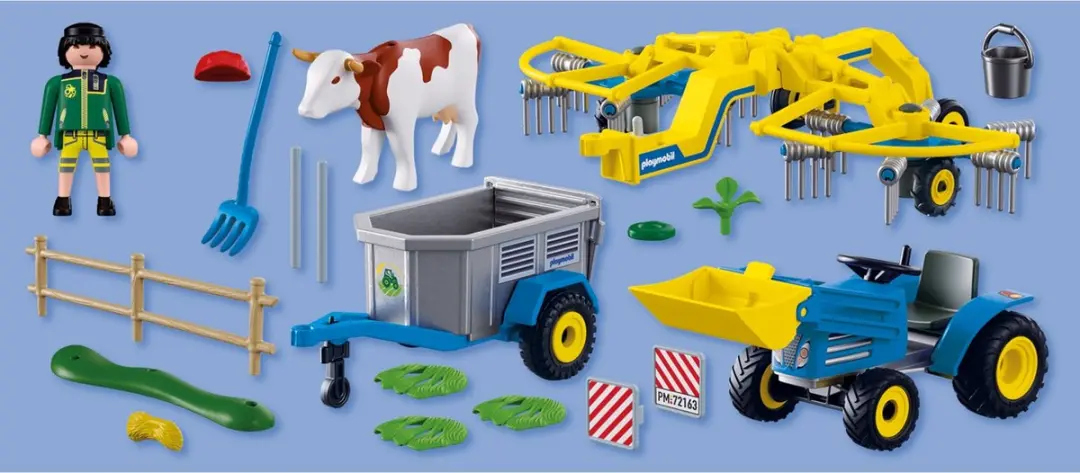 Playmobil Country Kleine Tractor met Hooimaaier 72163 - afbeelding 3 van 5