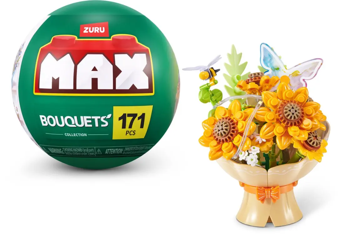 ZURU MAX BUILD MORE Premium Bricks LED Bouquets - Meerkleurig - afbeelding 5 van 5