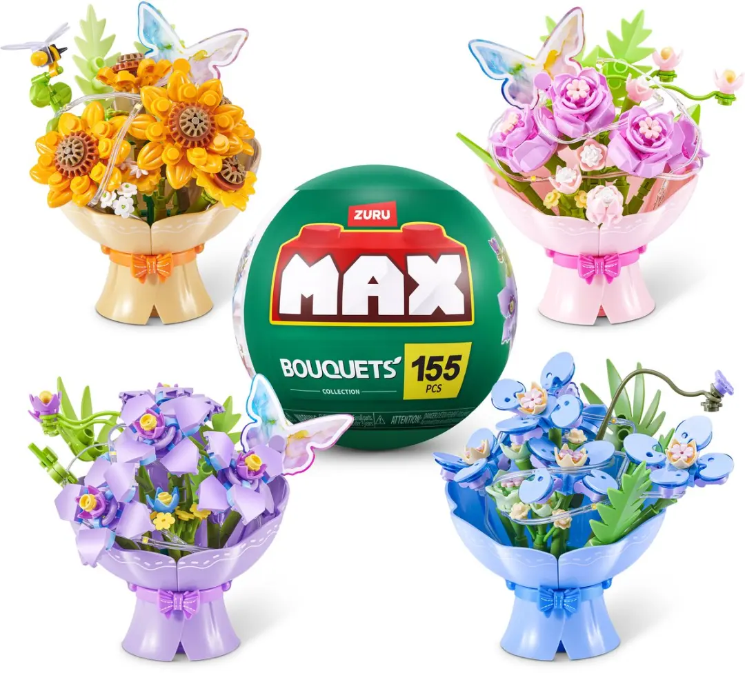 MAX BUILD MORE Premium Bricks LED Bouquets Building Collection