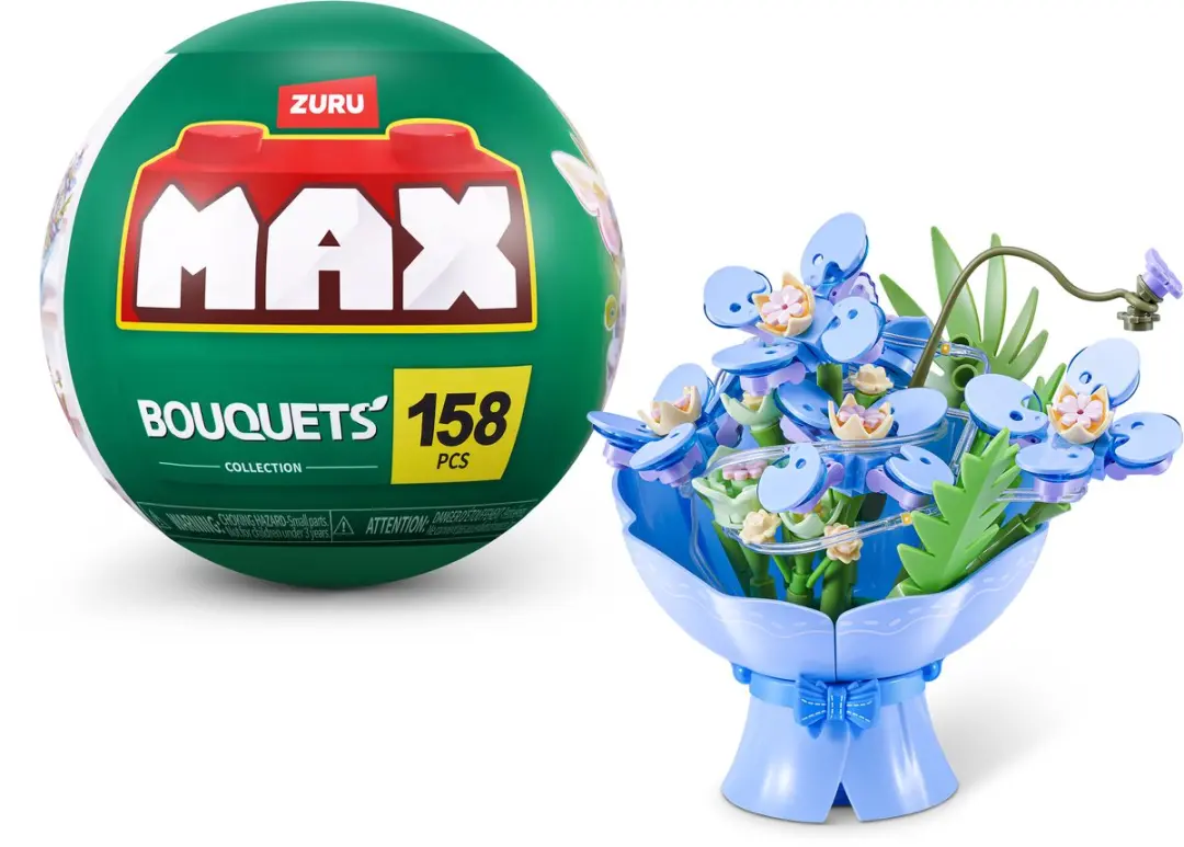 ZURU MAX BUILD MORE Premium Bricks LED Bouquets - Meerkleurig - afbeelding 2 van 5