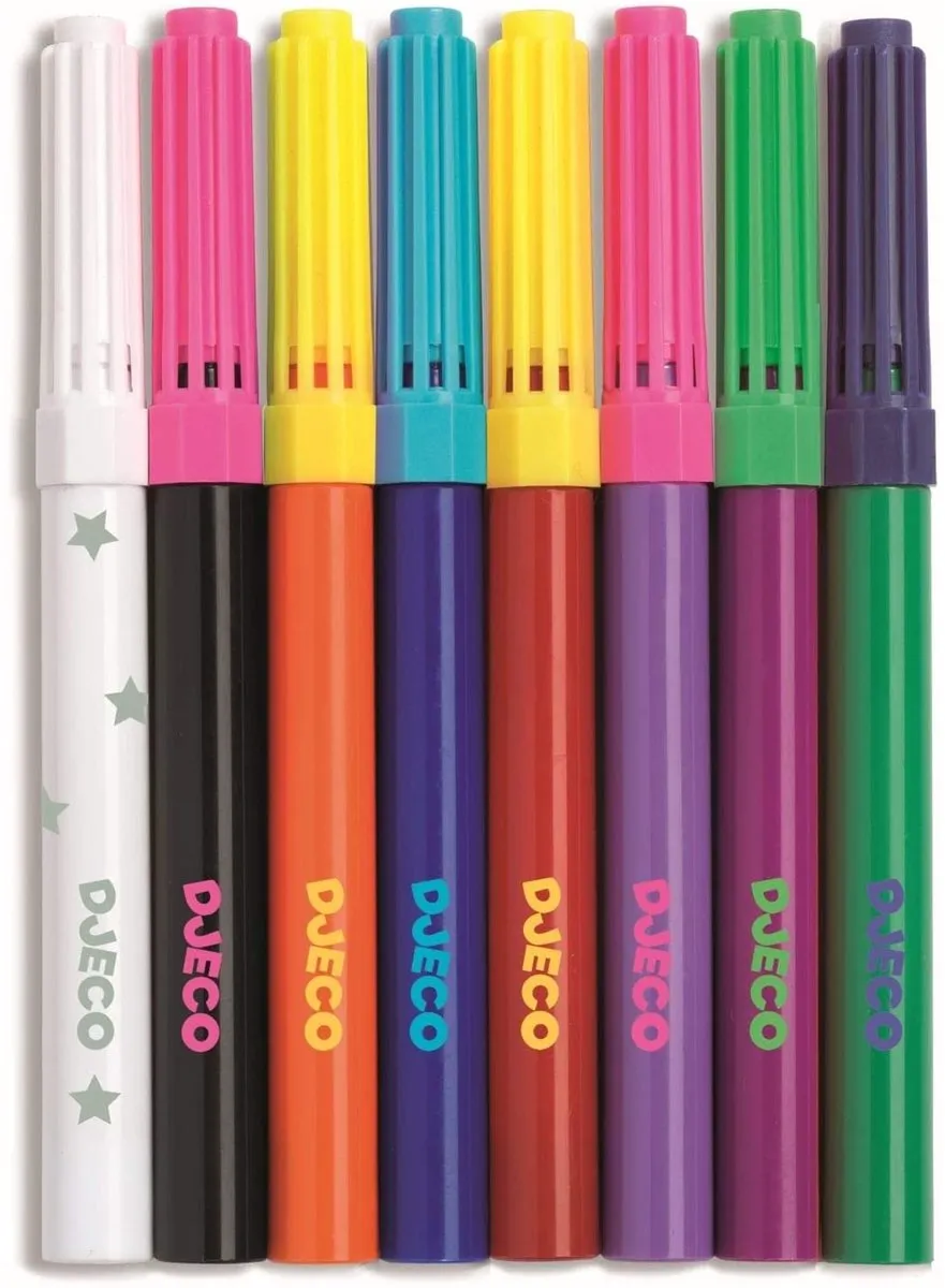 Djeco Magische Kleurstiften - 10 Stuks Multicolor