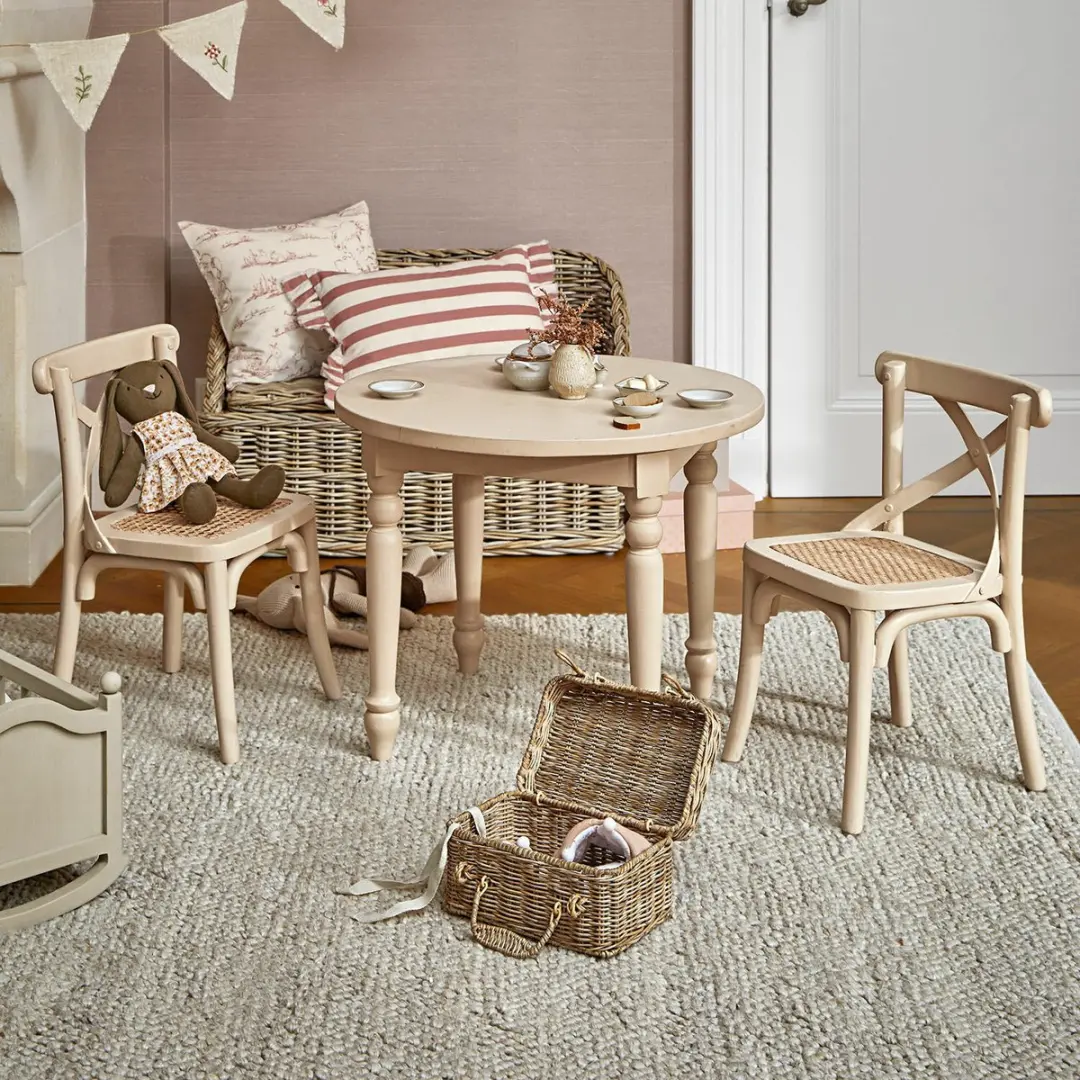 Loberon Kindermeubelset Sourila - Beige - afbeelding 2 van 4