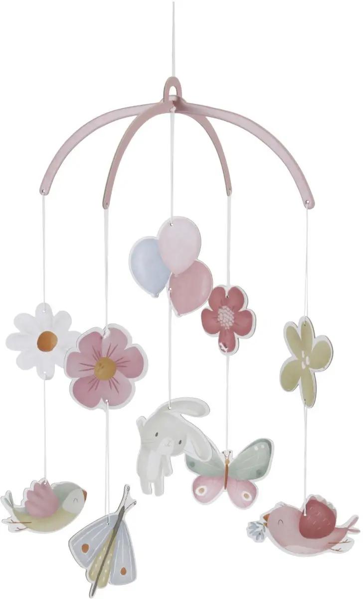 Little Dutch Flowers & Butterflies Kartonnen Mobiel
