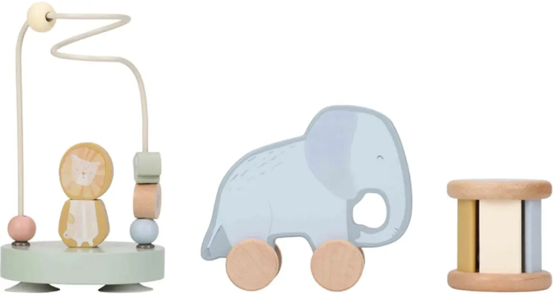 Little Dutch Houten Giftset Safari Friends - Multicolor - afbeelding 4 van 6