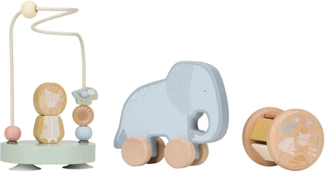 Little Dutch Houten Giftset Safari Friends - Multicolor - afbeelding 3 van 6
