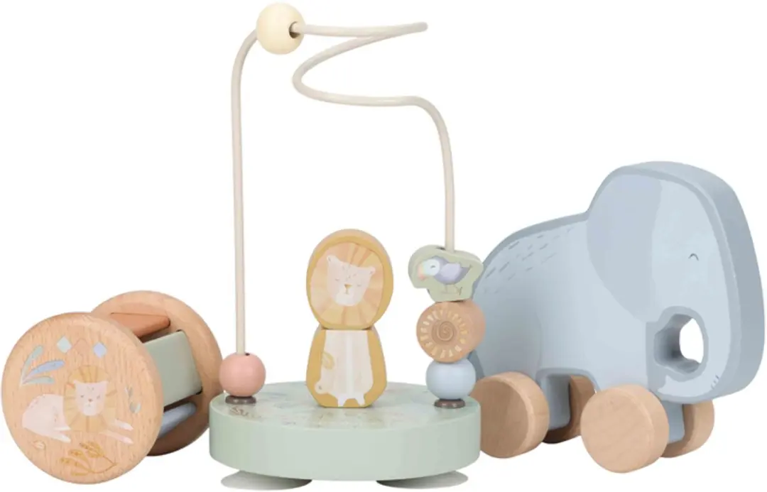 Little Dutch Houten Giftset Safari Friends