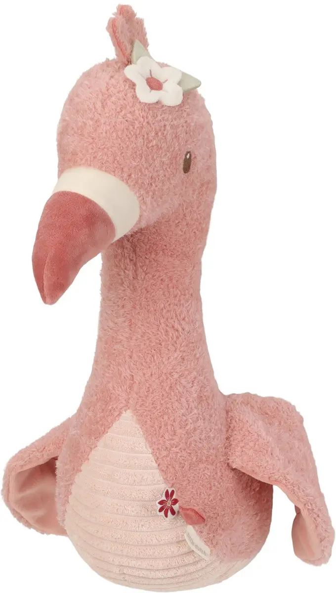 Little Dutch Safari Friends Dierenhoofd Flamingo - Roze - afbeelding 6 van 6