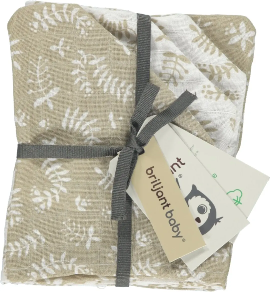 Briljant Washand Botanic Organic Zand 4-Pack