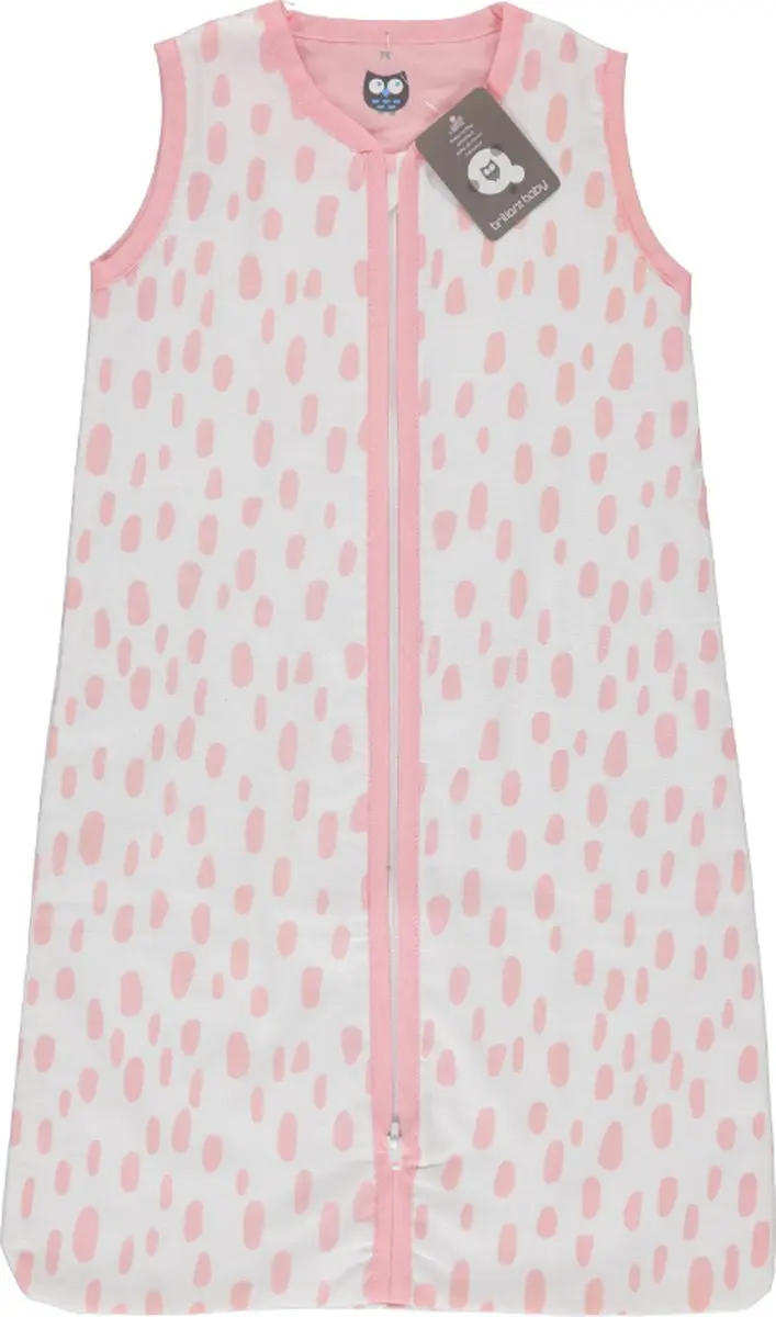 Briljant Baby Slaapzak Zomer Baby Dots Wit/Roze