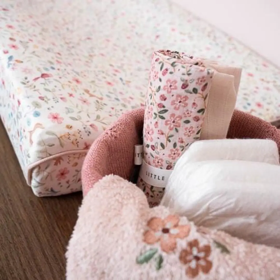 Little Dutch Swaddle Roze Fairy Floral - 2 Stuks - afbeelding 4 van 4